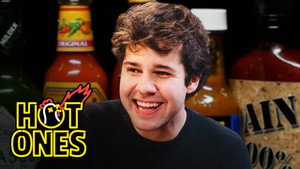 David Dobrik Experiences Real Pain While Eating Spicy Wings