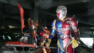 Red and Blue Kikaider