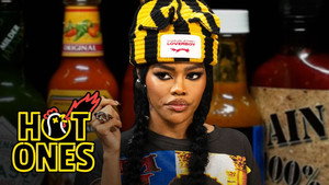 Teyana Taylor Battles One Hot Sauce After Another While Eating Spicy Wings