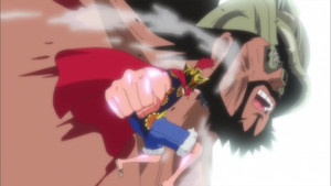 A Blow of Anger! A Giant vs. Lucy!