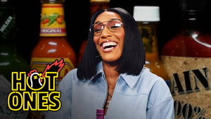 A’ja Wilson Insists She’s Good While Eating Spicy Wings